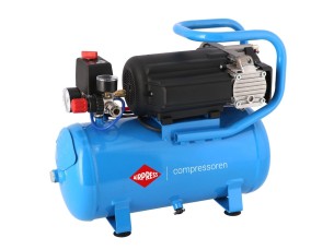 Stille Olievrije Compressor LMO 15-210 10 bar 0.75 pk/0.55 kW 125 l/min 15 l