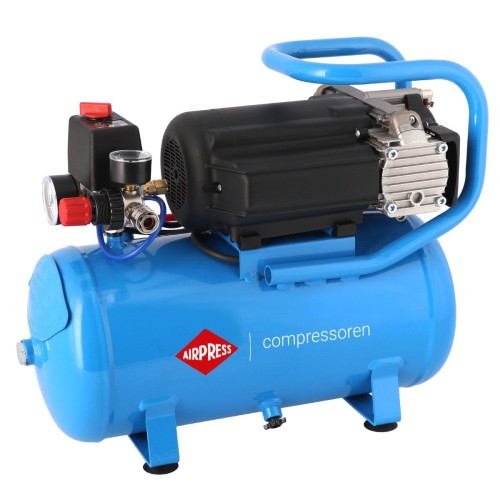 Stille Olievrije Compressor LMO 15-210 10 bar 0.75 pk/0.55 kW 125 l/min 15 l