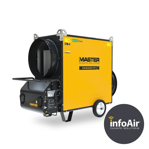 Master BV471 S  Indirect 136 kw Gestookte Diesel Heater 4 weg infoAir