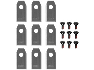Texas Robotmaaier mes set 9 stuks met schroeven