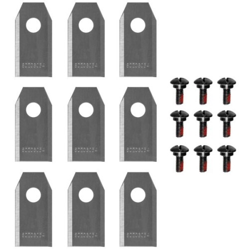 Texas Robotmaaier mes set 9 stuks met schroeven