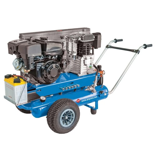 Airpress BM 17+17 benzine motor Compressor  