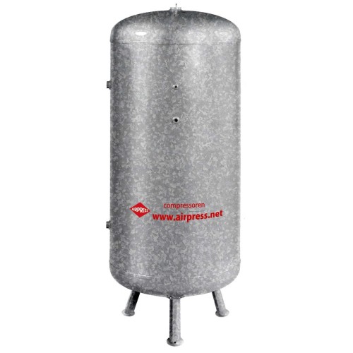 Airpress Persluchtketel 1500 l verticaal Galv - 12 bar