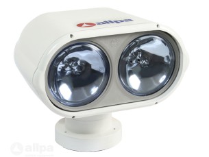 Allpa dubbel zoeklicht halogeen 180213, elektrisch bediend met controle paneel, 12v