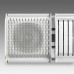 Eurom Heat and Beat Wit terras verwarmer ingebouwde speakers, met ap op uw telefoon te bedienen