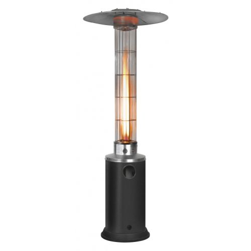 Eurom losse glas buis voor Flameheater 9000  107 cm hoog van af bouwjaar 2007