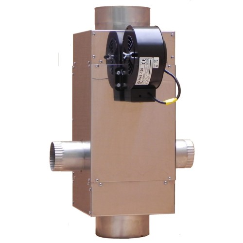 Hiton  HP145C00 warmtewisselaar Booster  150 MM  RVS vierkant