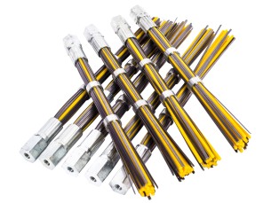 Texas/Hyundai  Borstel set nylon Pro weed 700 en 710/ metaal (9 stuks)