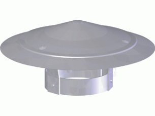 Cox Schoorsteenkap 150mm staal verzinkt