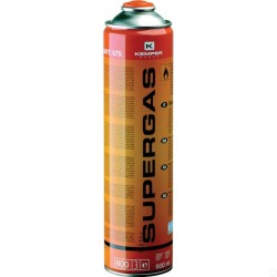 Gaspatroon  butaan/propaan universeel schroefdraad buiten 7/16-600ml