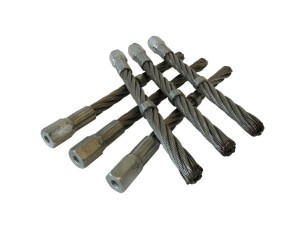Texas/Hyundai staalborstel set voor Pro Weed 700 en 710 onkruidborstel machine