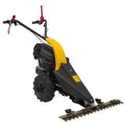 Texas CB8700 balkmaaier 87 cm maaibreedte, met wielaandrijving gemonteerd geleverd