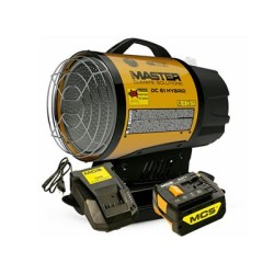 Master DC61 Accu Heater  met lader en accu