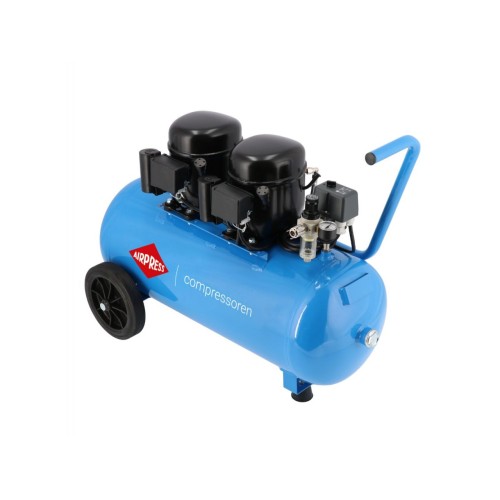 Airpress Stille compressor L 100-50 8 bar 1 pk/0.74 kW 80 l/min 50 l