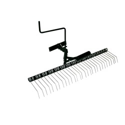 Texas ontmosser hark 120 cm voor Texas Tuintractor