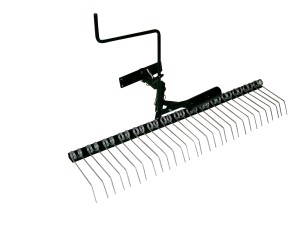 Texas ontmosser hark 120 cm voor Texas Tuintractor