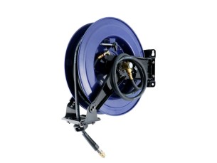 Airpress 46622 Luchtslanghaspel 20 m 10 x 16 mm 20 bar draaibaar met insteeknippels en universele snelkoppeling