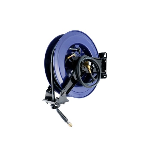 Airpress 46622 Luchtslanghaspel 20 m 10 x 16 mm 20 bar draaibaar met insteeknippels en universele snelkoppeling