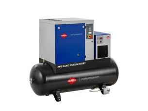 Airpress Schroefcompressor APS 15 Basic Combi Dry 10 bar 15 pk/11 kW 1416 l/min 500 l