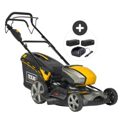 Texas 4640TR-Li accumaaier 46 cm  (met 2x40V 2,5 ah batterijen) wielaandrijving 