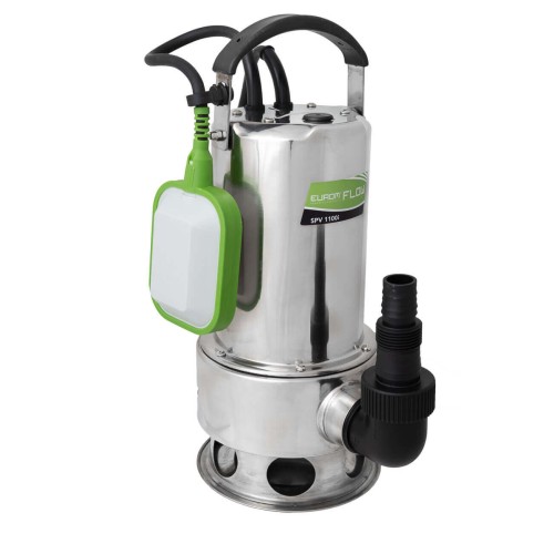 Eurom Flow SPV1100i dompelpomp 260 l/min RVS voor schoon en vuil water