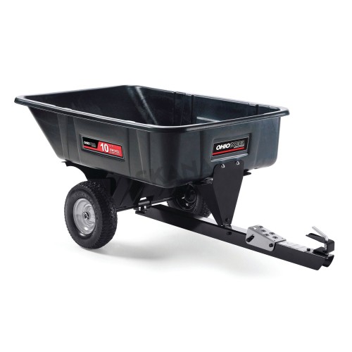 Turfmaster Aanhanger 270 Kg 110° Zwenkfunctie Voor Links/Rechts Zijstorten. . Wielen Met 13'' Banden