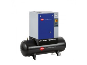 Airpress Schroefcompressor APS 7.5 Basic G2 Combi 10 bar 7.5 pk/5.5 kW 690 l/min 200 l