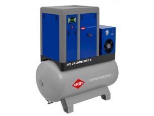 Airpress Schroefcompressor APS 20 Combi Dry X 10 bar 20 pk/15 kW 1870 l/min 500 l