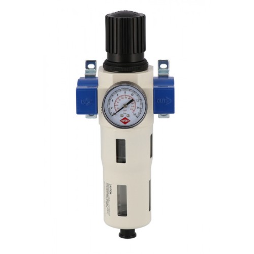 Airpress Olie-/Waterafscheider met Reduceerventiel 3/4" 15 bar