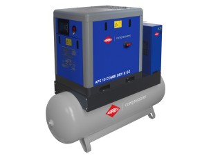 Airpress Schroefcompressor APS 10 Combi Dry X G2 10 bar 10 pk/7.5 kW 920 l/min 500 l