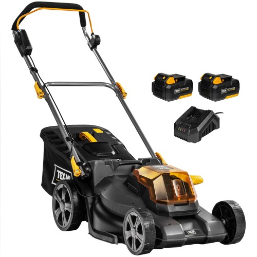 Texas LMX2044 accumaaier 20 volt  incl. 2 accu's 4 ah en lader 44 cm mulch