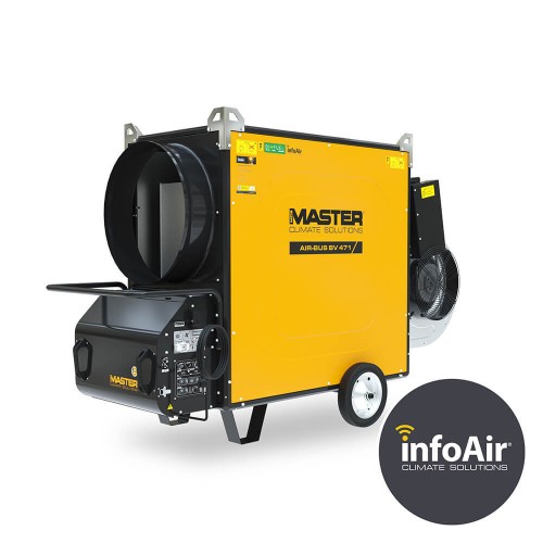 Master AIR-BUS BV 471 SRE – indirecte 136 kw oliegestookte  luchtverwarmer