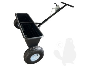 Turfmaster meststofstrooier 101 cm inhoud 80 liter duwmodel