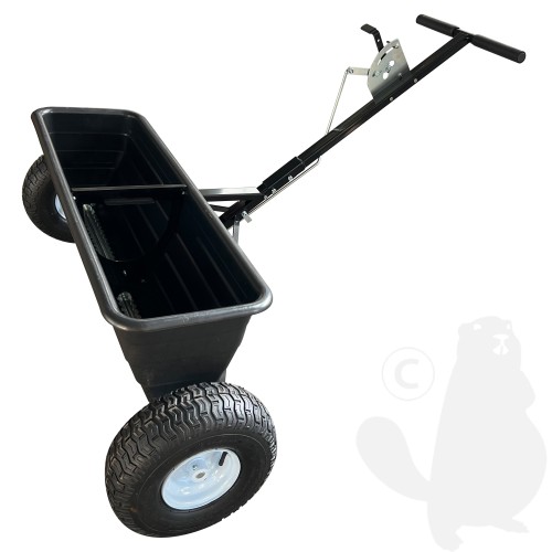 Turfmaster meststofstrooier 101 cm inhoud 80 liter duwmodel