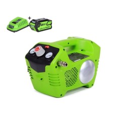 Greenworks 40 Volt Accu Compressor G40ACK4 incl. 4.0ah accu en lader