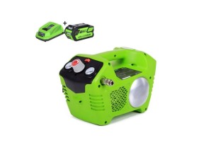 Greenworks 40 Volt Accu Compressor G40ACK4 incl. 4.0ah accu en lader
