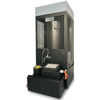 Hiton hp 115,  29 kw afgewerkte oliekachel