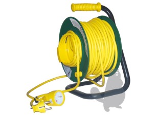 Kabelhaspel 25 mtr. 220 volt 3x1,5 mm²