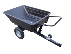 Turfmaster XBIPCT200 aanhangwagen 200 kg laadvermogen  kunstof kipbak   100 x 75 x 30 cm