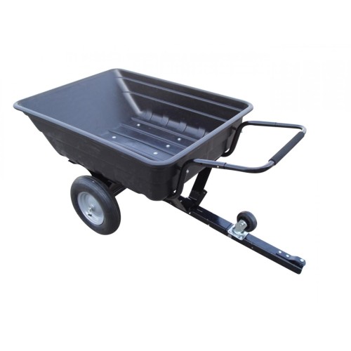 Turfmaster XBIPCT200 aanhangwagen 200 kg laadvermogen  kunstof kipbak   100 x 75 x 30 cm