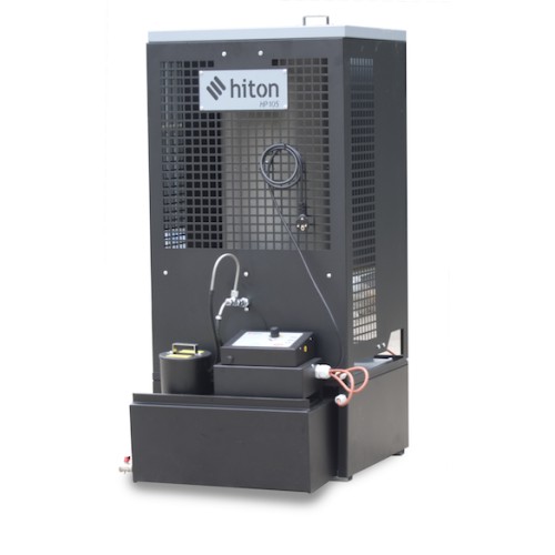 Hiton hp 105,  29kw universele afgewerkte oliekachel