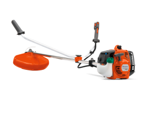 Husqvarna 128R bosmaaier met mes en draadkop