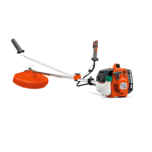 Husqvarna 128R bosmaaier met mes en draadkop