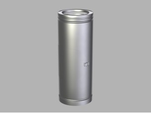 Geisoleerde 200MM-500MM rookgas buis  RVS DW. MF50-20 systeem