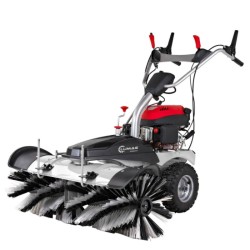 Lumag KM1000 veegmachine incl opvangbak en sneeuwschuif