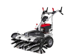 Lumag KM1000 veegmachine incl opvangbak en sneeuwschuif
