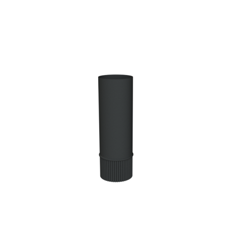 Rookgas buis 131mm-100cm  blauw gegloeid