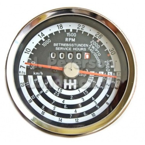 IHC orginele tractormeter urenteller 424-844 rechtsdraaiend