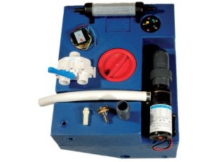 Allpa Vuilwatertank-set 78 liter incl. ingebouwde versnijdingspomp