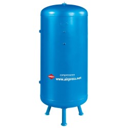 Airpress persluchtketel 1000 l verticaal - 16 bar